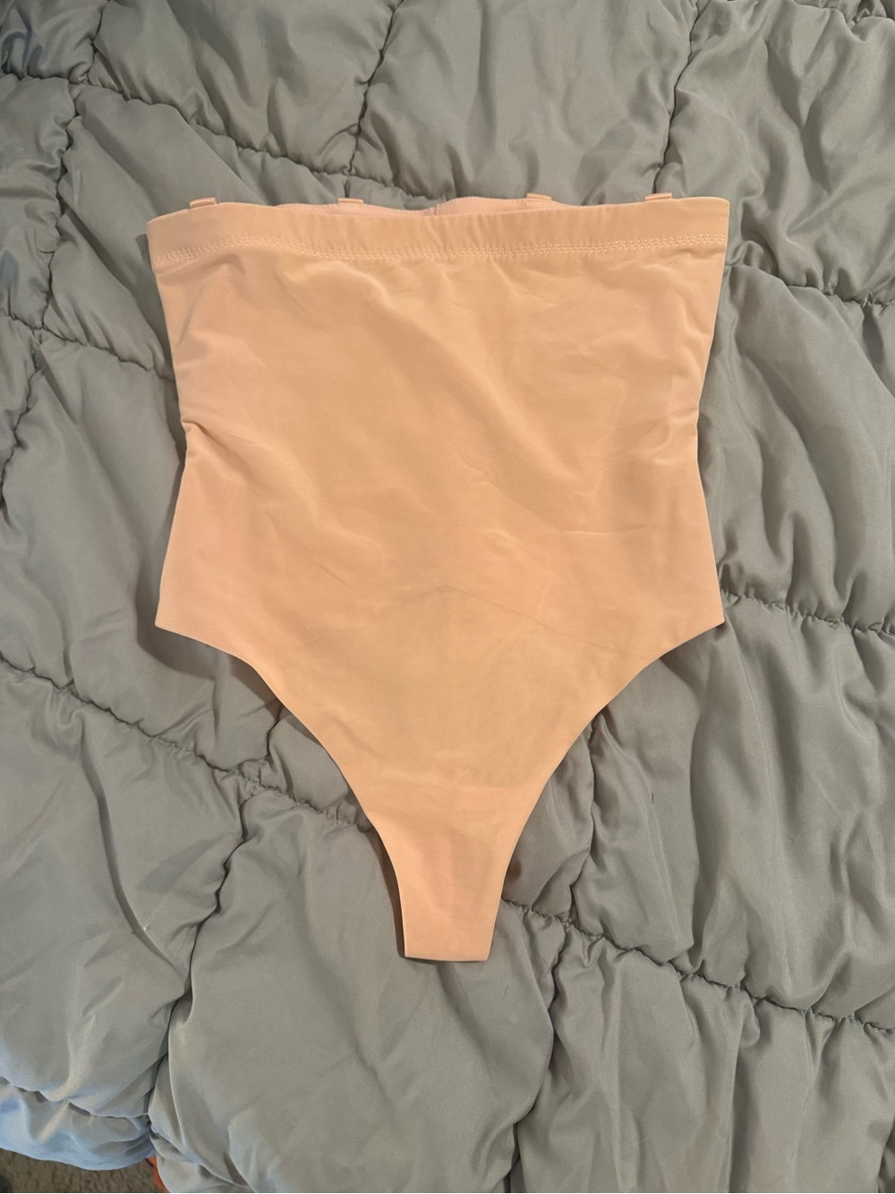 Honeylove High-Waist Shapewear Thong in Nude